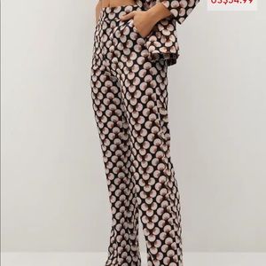 Mango patterned pants